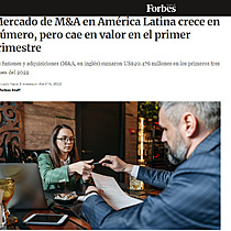 Mercado de M&A en Amrica Latina crece en nmero, pero cae en valor en el primer trimestre